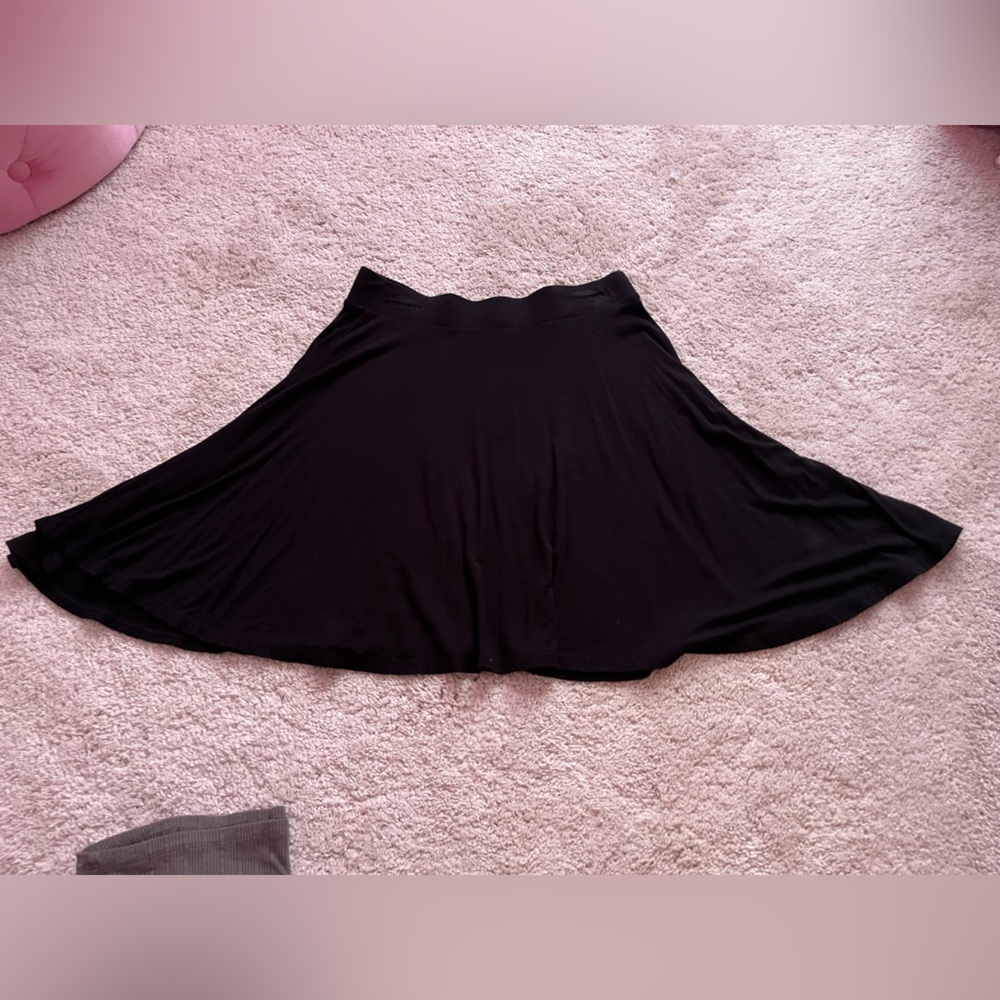 SO Black Skater Skirt
